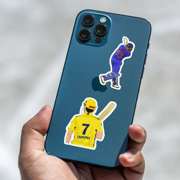 Cricket Vinyl Stickers Pack of 60