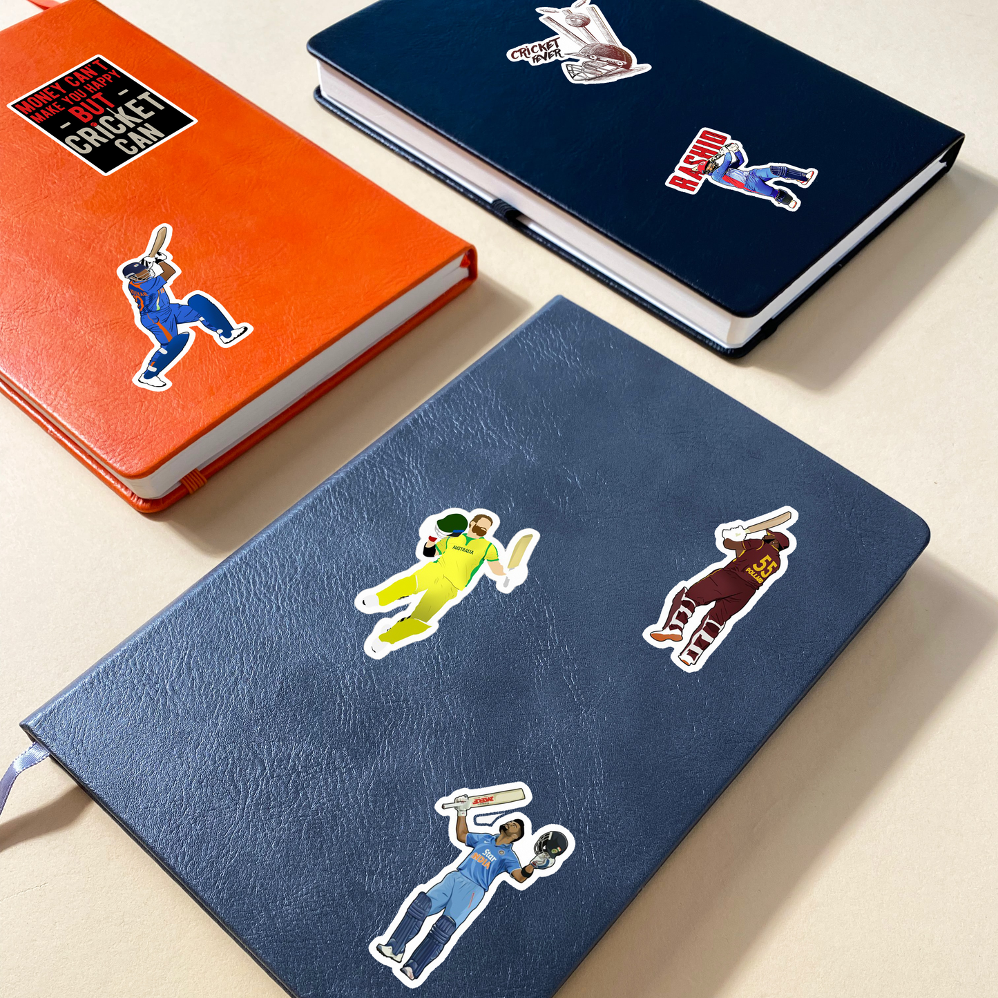 Cricket Vinyl Stickers Pack of 60