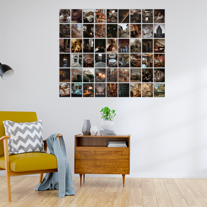 Dark Academia Wall Collage Kit Pack Of 54 Posters