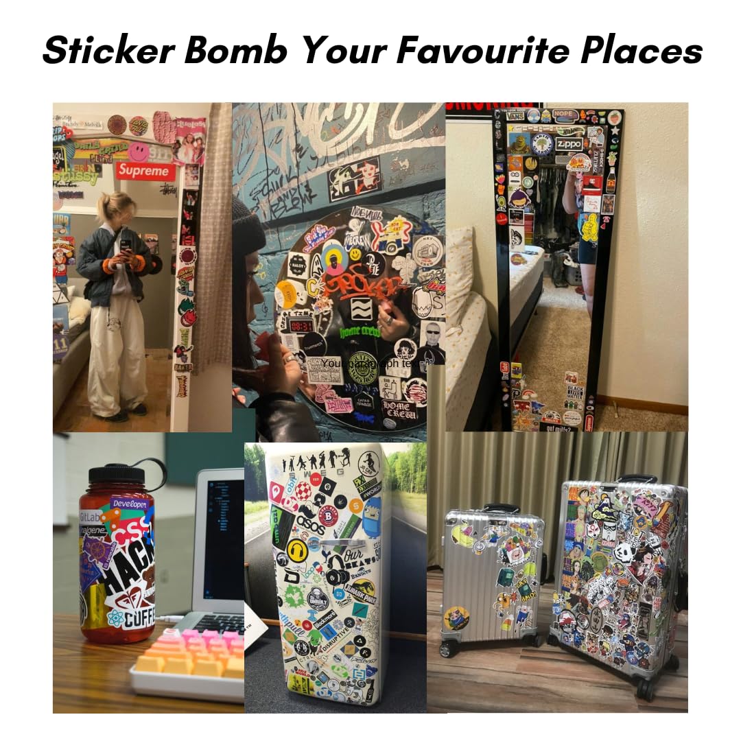 Aesthetic Random Edition Laptop Vinyl Stickers Pack Of 50