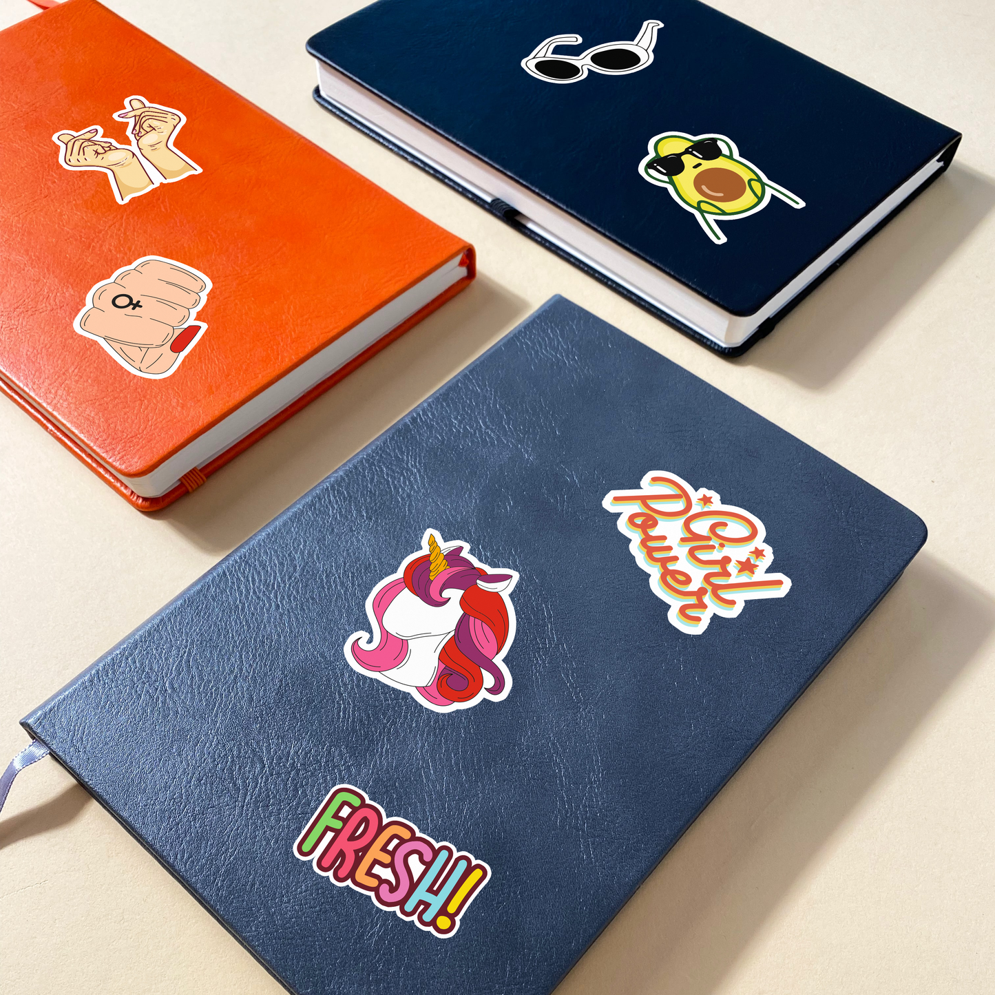 Kawaii Cute Girls Edition Laptop Vinyl Sticker Pack Of 53