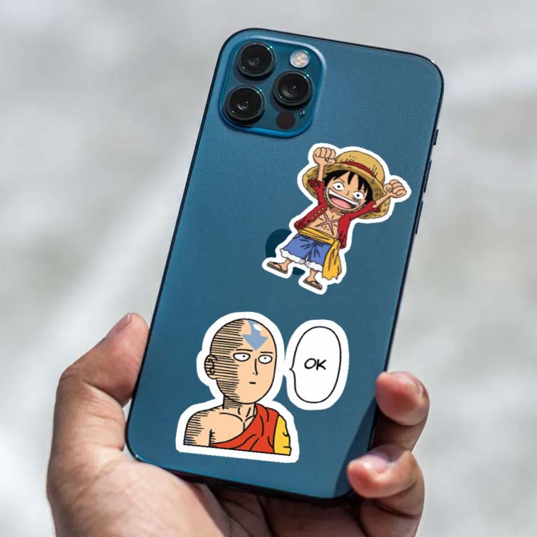 Random Anime Laptop Vinyl Sticker Pack Of 50