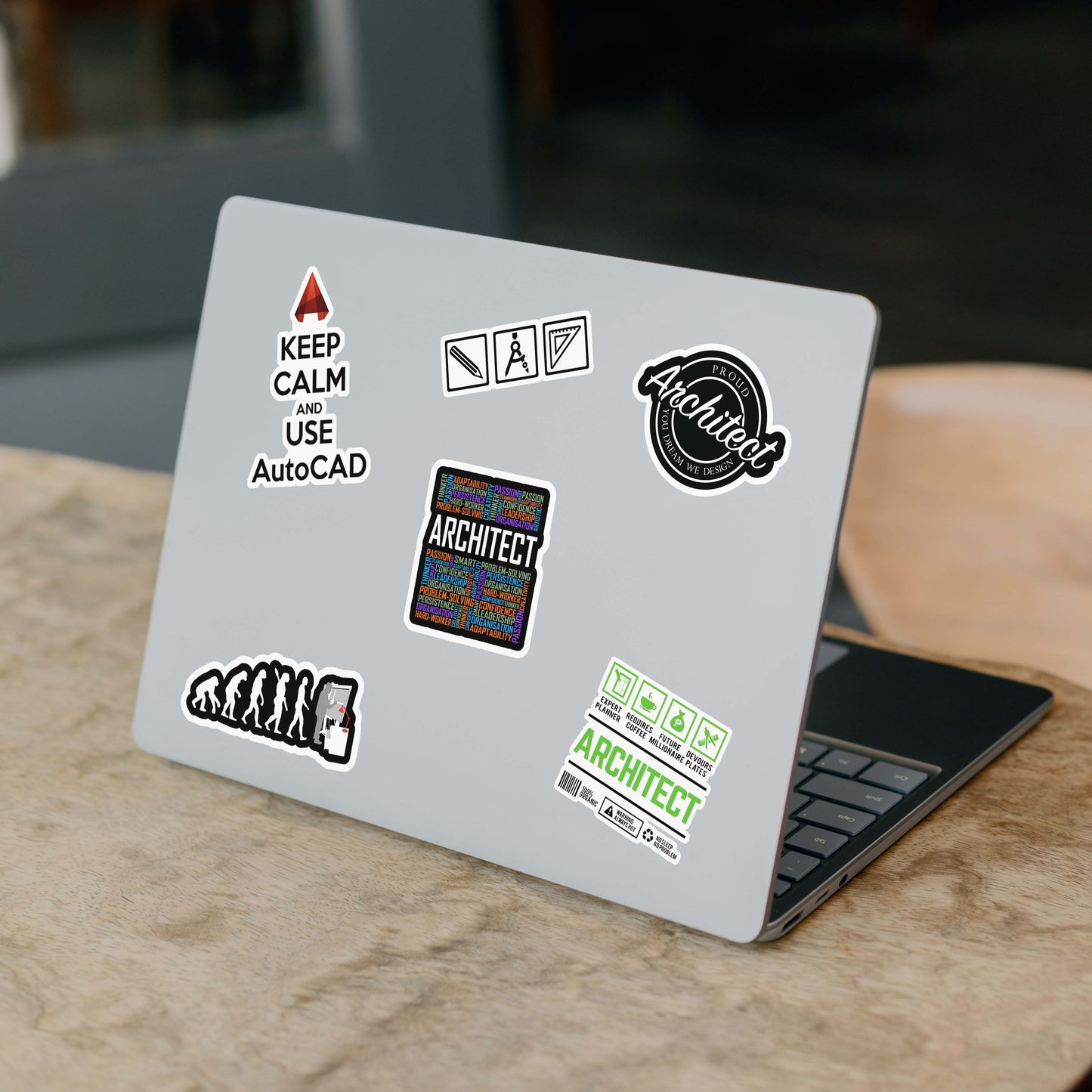 Architect Edition Laptop Vinyl Sticker Pack of 50