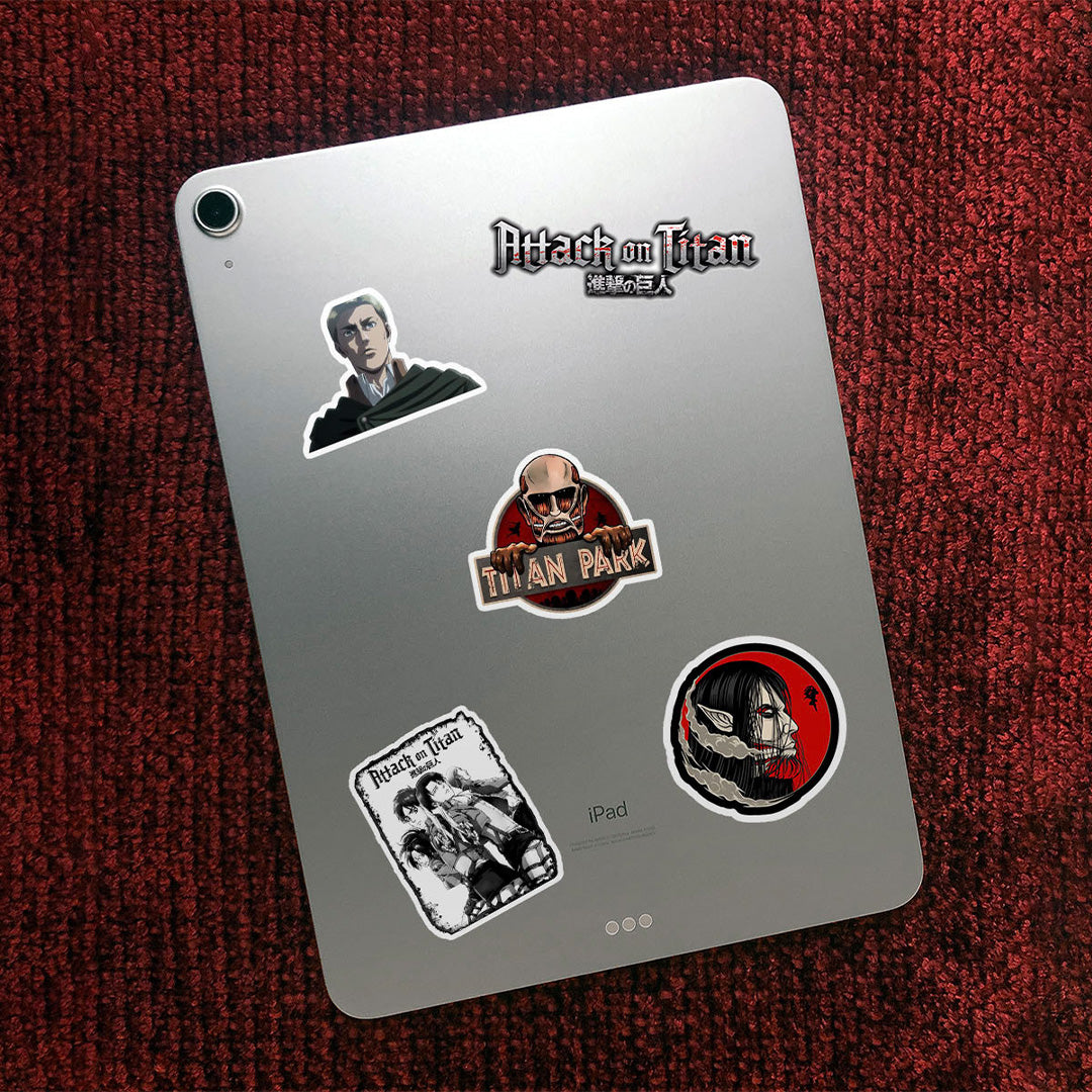 Attack On Titan Laptop Vinyl Stickers Pack Of 50