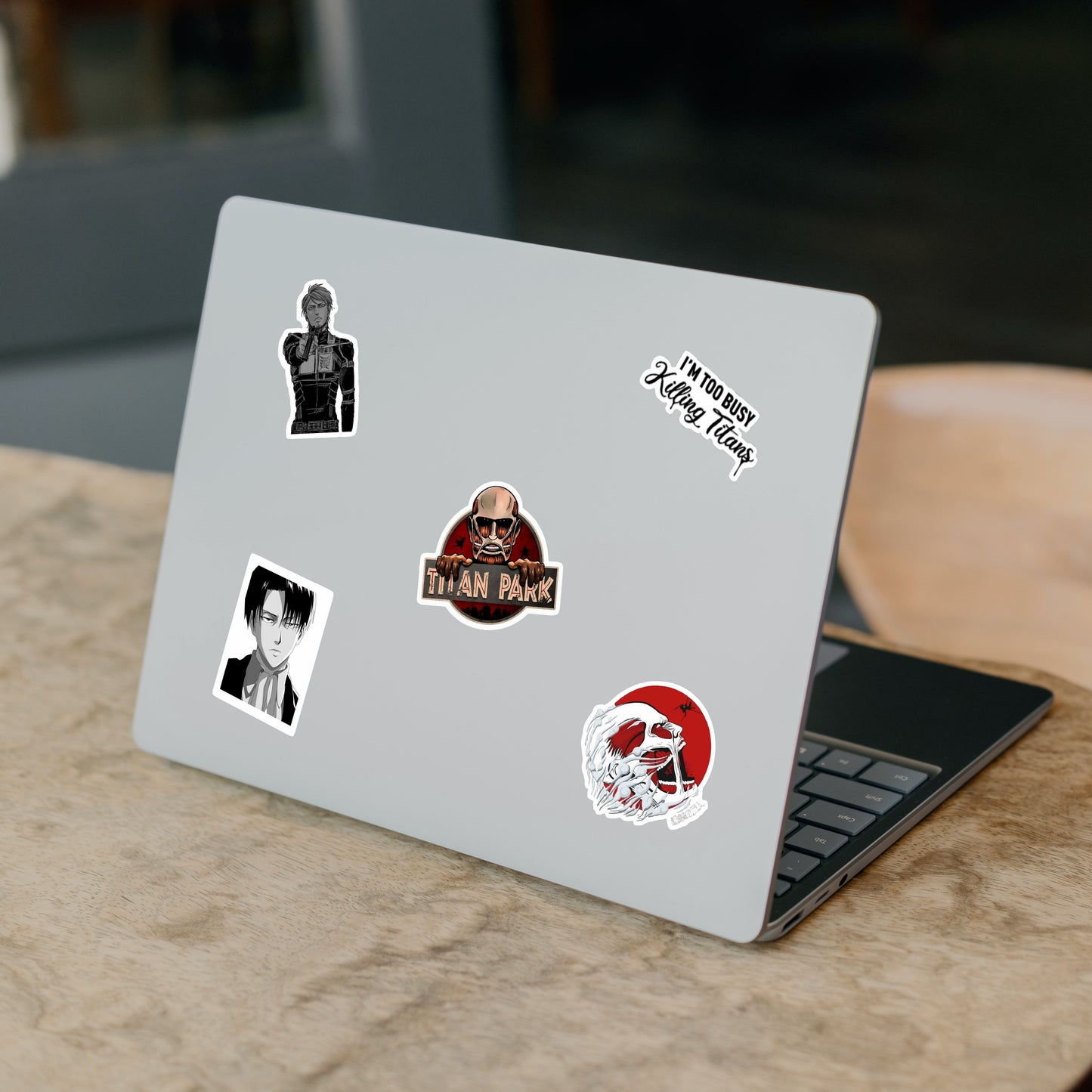 Attack On Titan Laptop Vinyl Stickers Pack Of 50