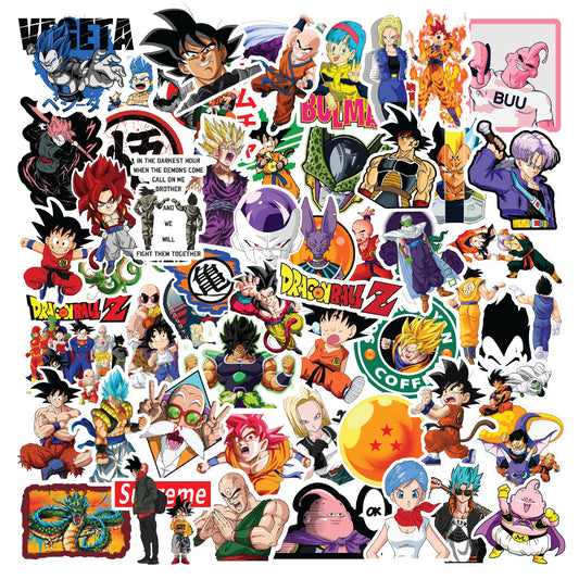 Dragon Ball Z Edition Vinyl Sticker Pack of 50