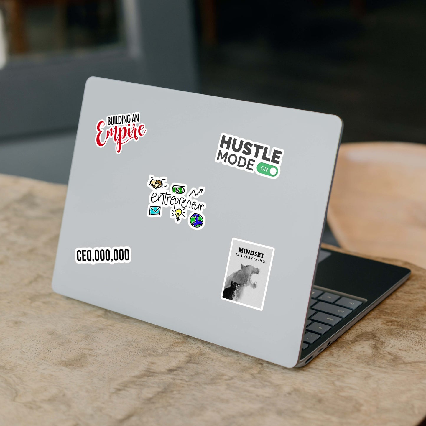 Motivational Entrepreneur Laptop Vinyl Sticker Pack Of 50