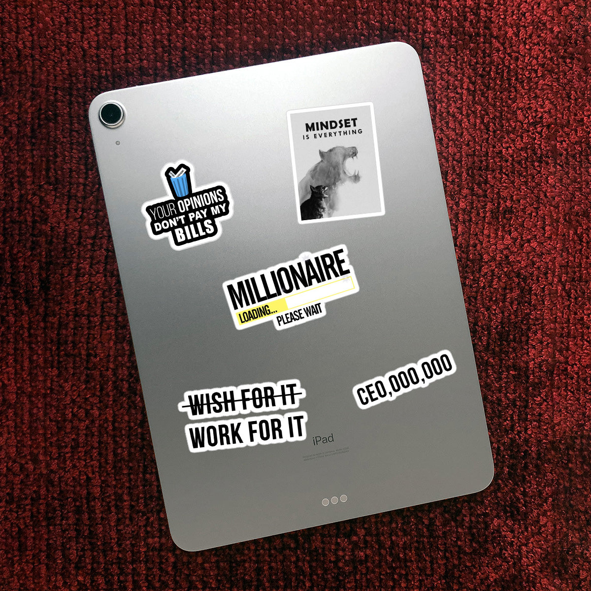 Motivational Entrepreneur Laptop Vinyl Sticker Pack Of 50