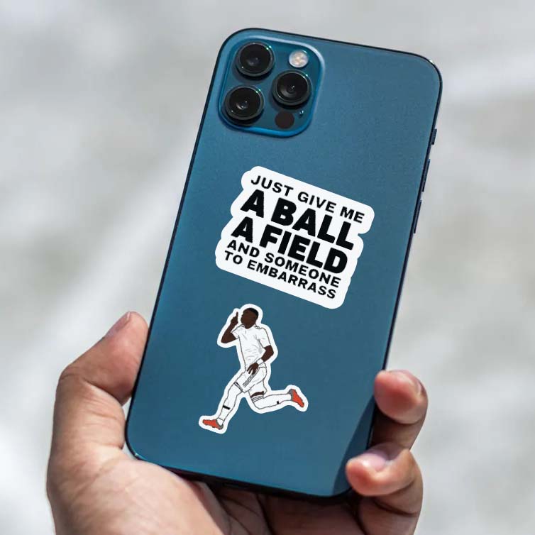 Football Vinyl Laptop Sticker Pack of 65