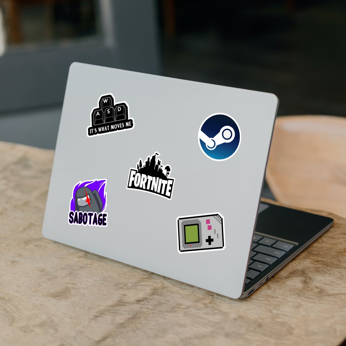 Gaming Edition Laptop Vinyl Stickers Pack of 50