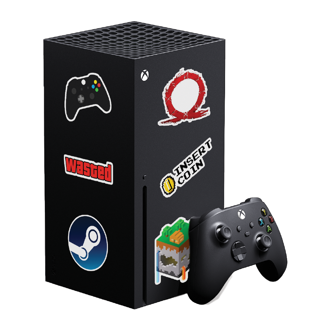 Gaming Edition Laptop Vinyl Stickers Pack of 50
