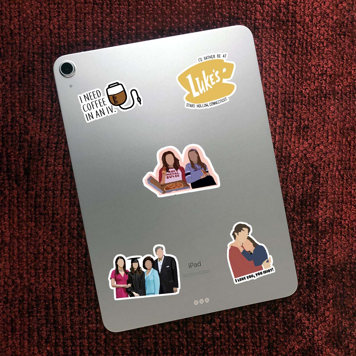 Gilmore Girls TV Series Laptop Vinyl Stickers Pack of 57