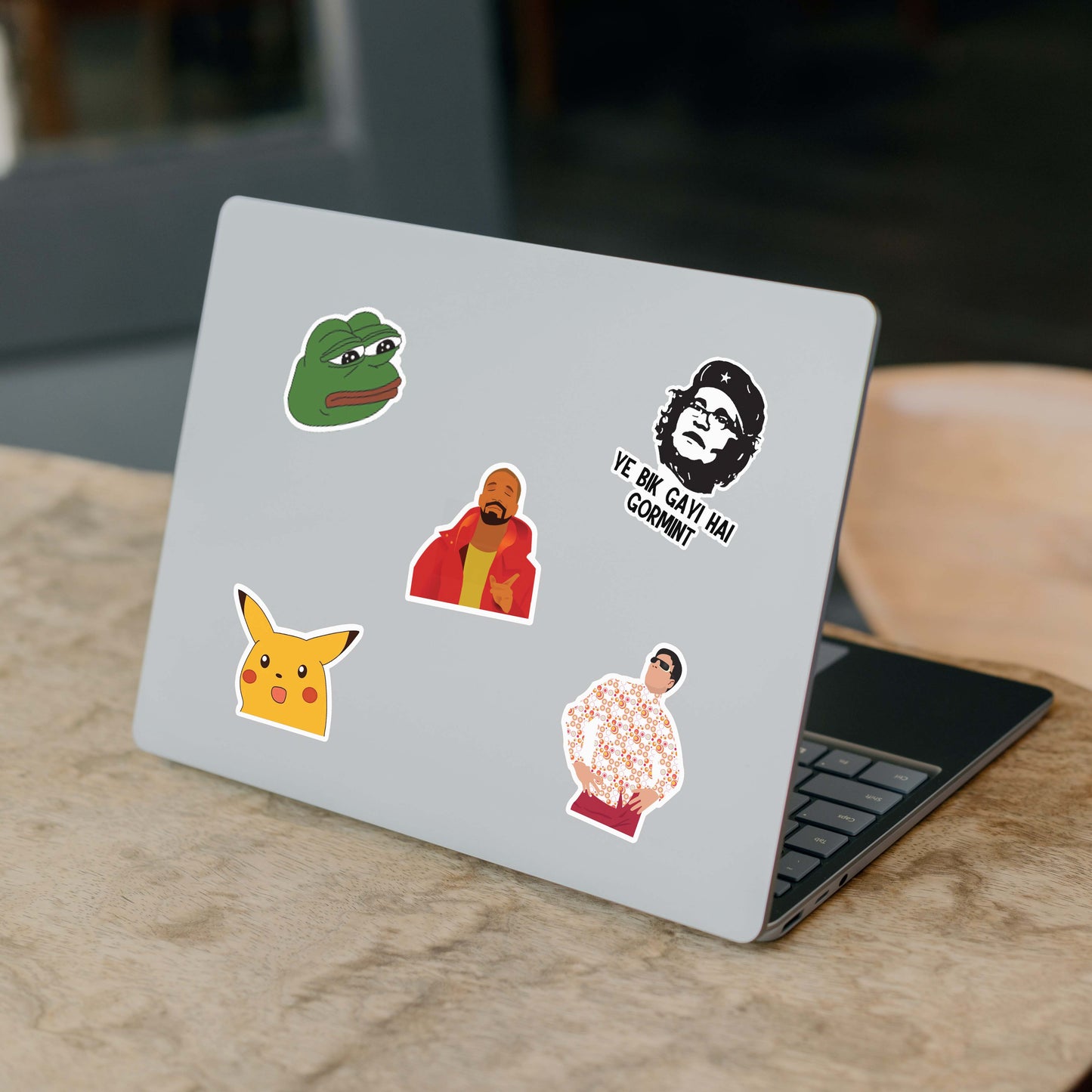 Funny Meme Vinyl Laptop Vinyl Stickers Pack Of 61