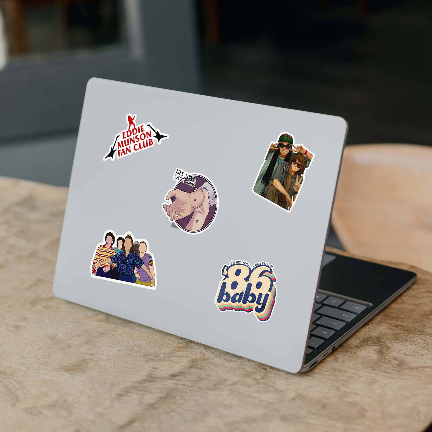 Stranger Things Tv Show Laptop Vinyl Sticker Pack Of 53