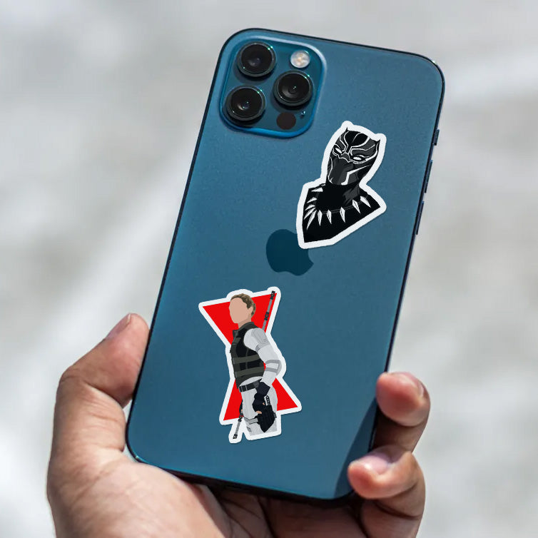 Superhero Laptop Vinyl Sticker Pack of 52