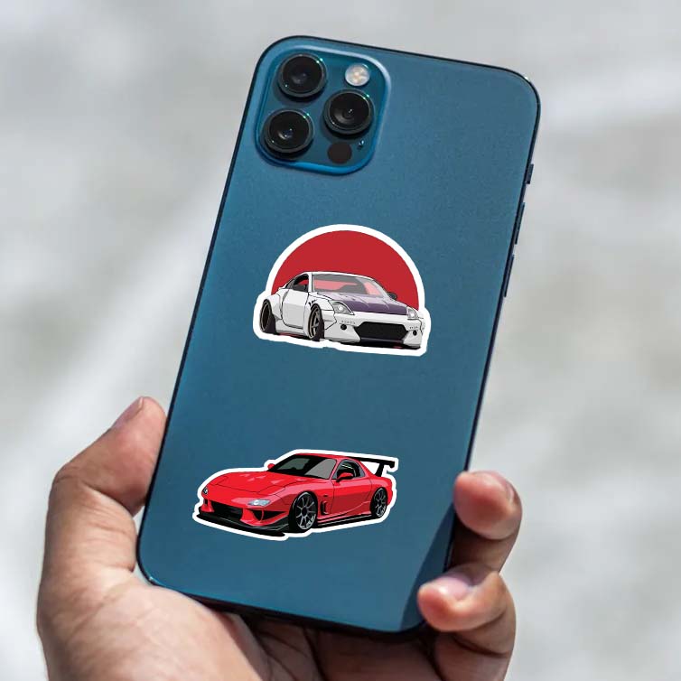 JDM Japanese Racing Car Vinyl Sticker Pack of 55