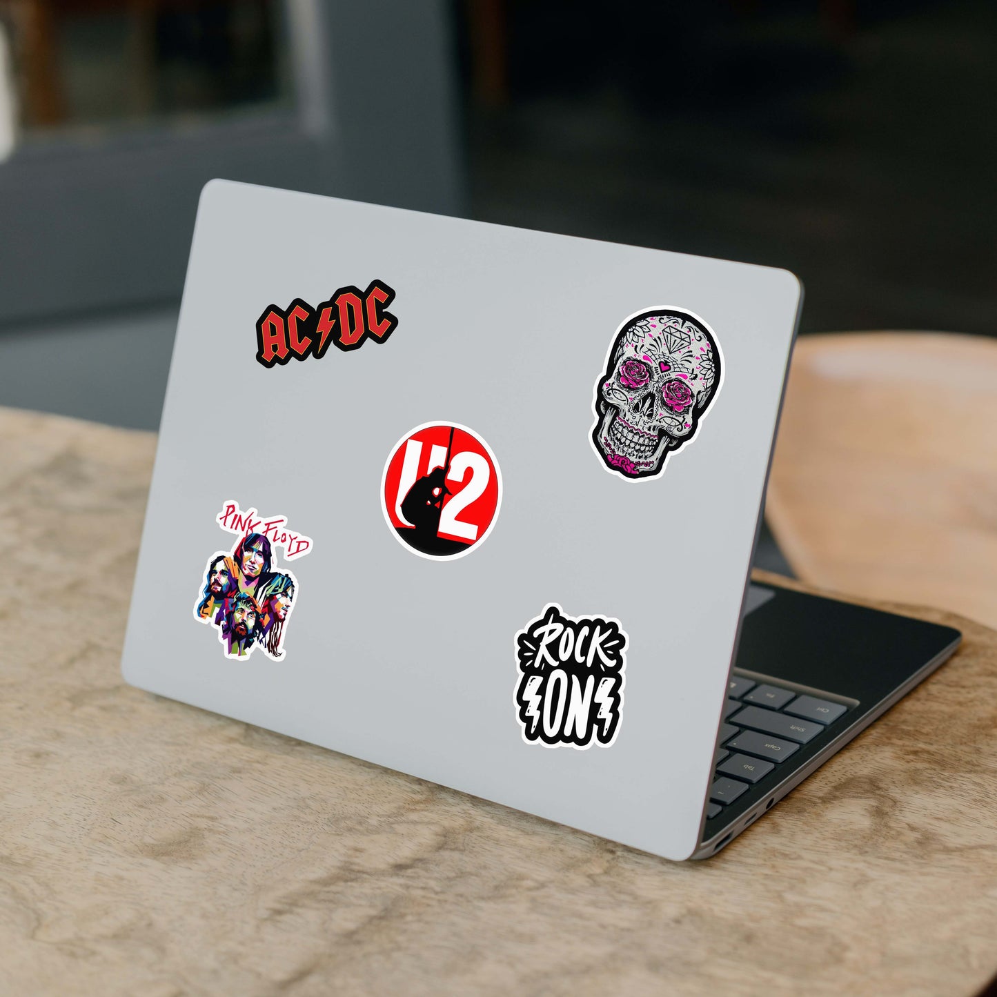 Classic Rock Band Laptop Vinyl Stickers Pack of 52