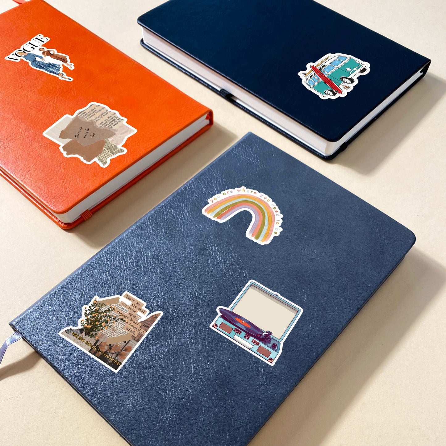 Vintage Aesthetic Laptop Vinyl Stickers Pack of 53