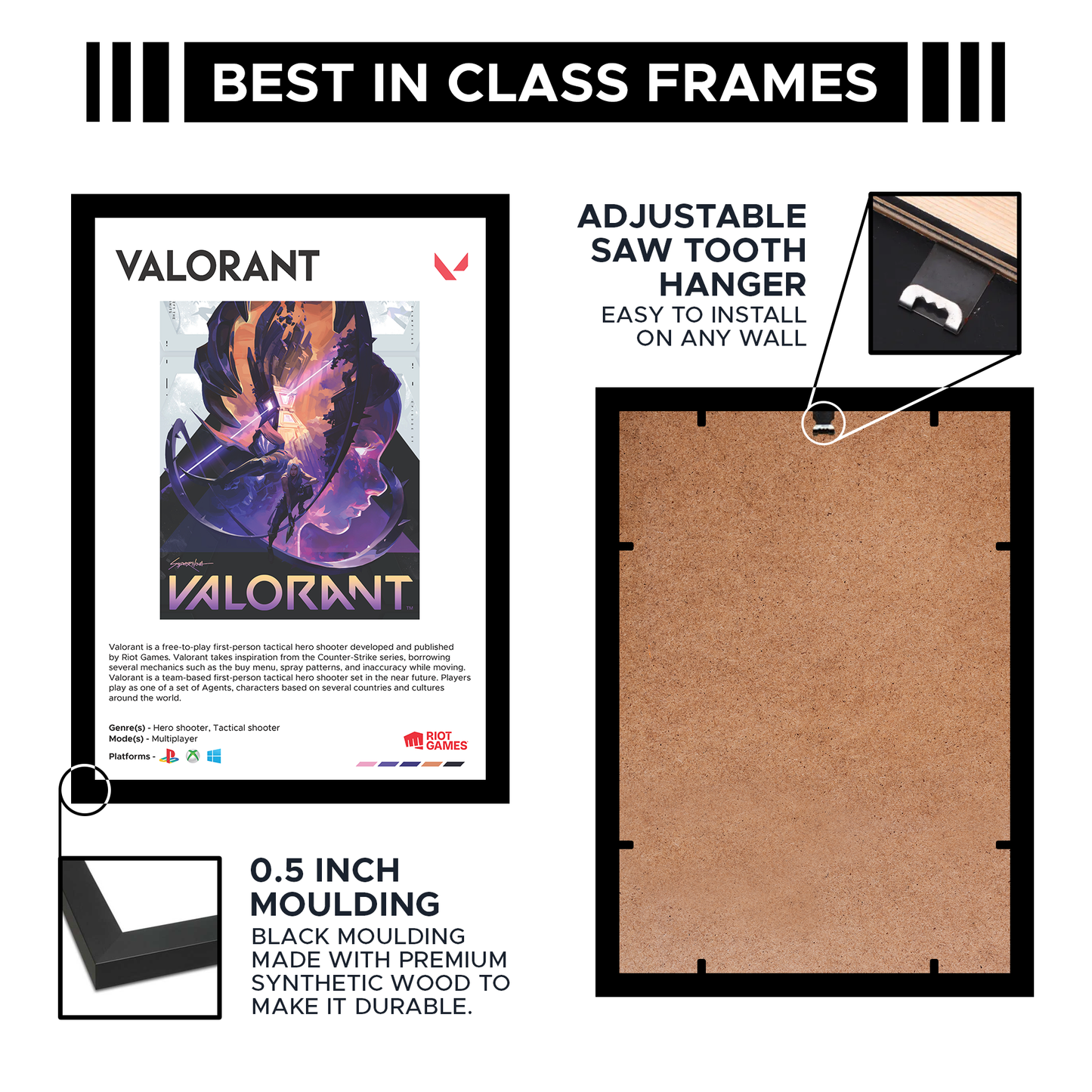 Valorant Wall Poster Framed