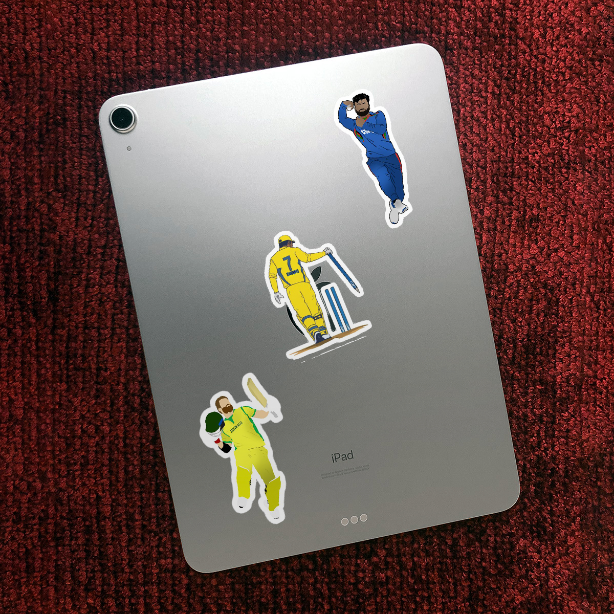 Cricket Laptop Stickers Pack of 60