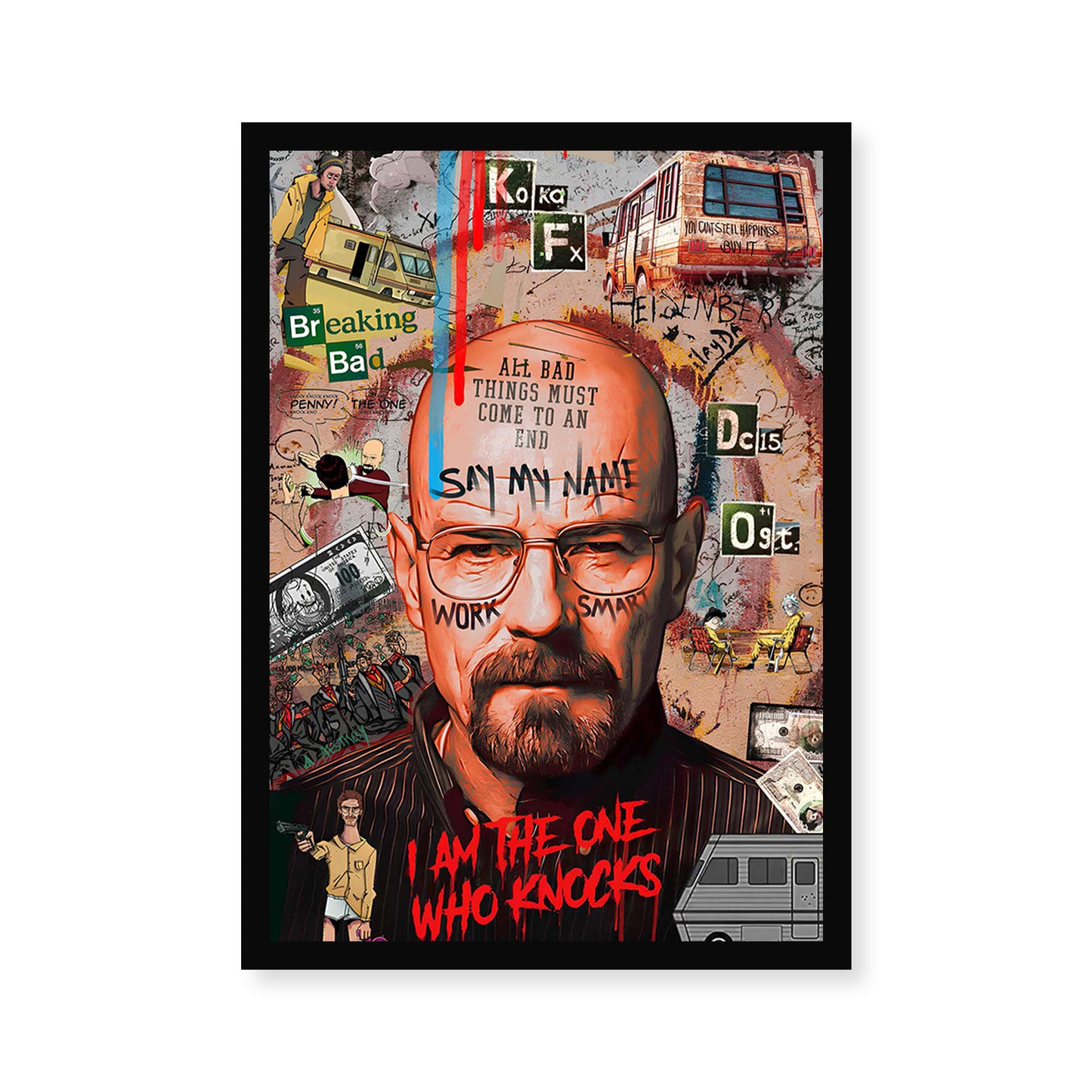 Breaking Bad Wall Poster Framed