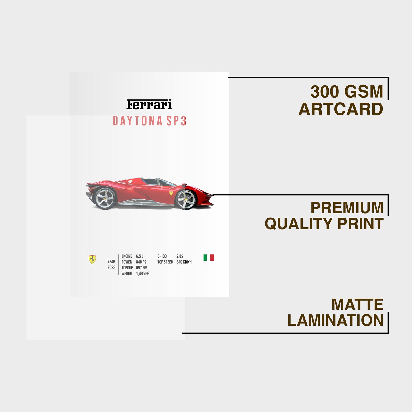 Ferrari Daytona SP3 A4 Frame
