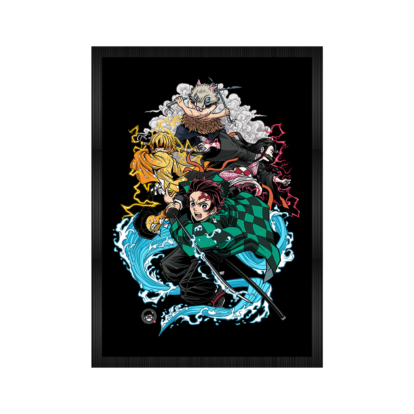 Demon Slayer A4 Framed Posters