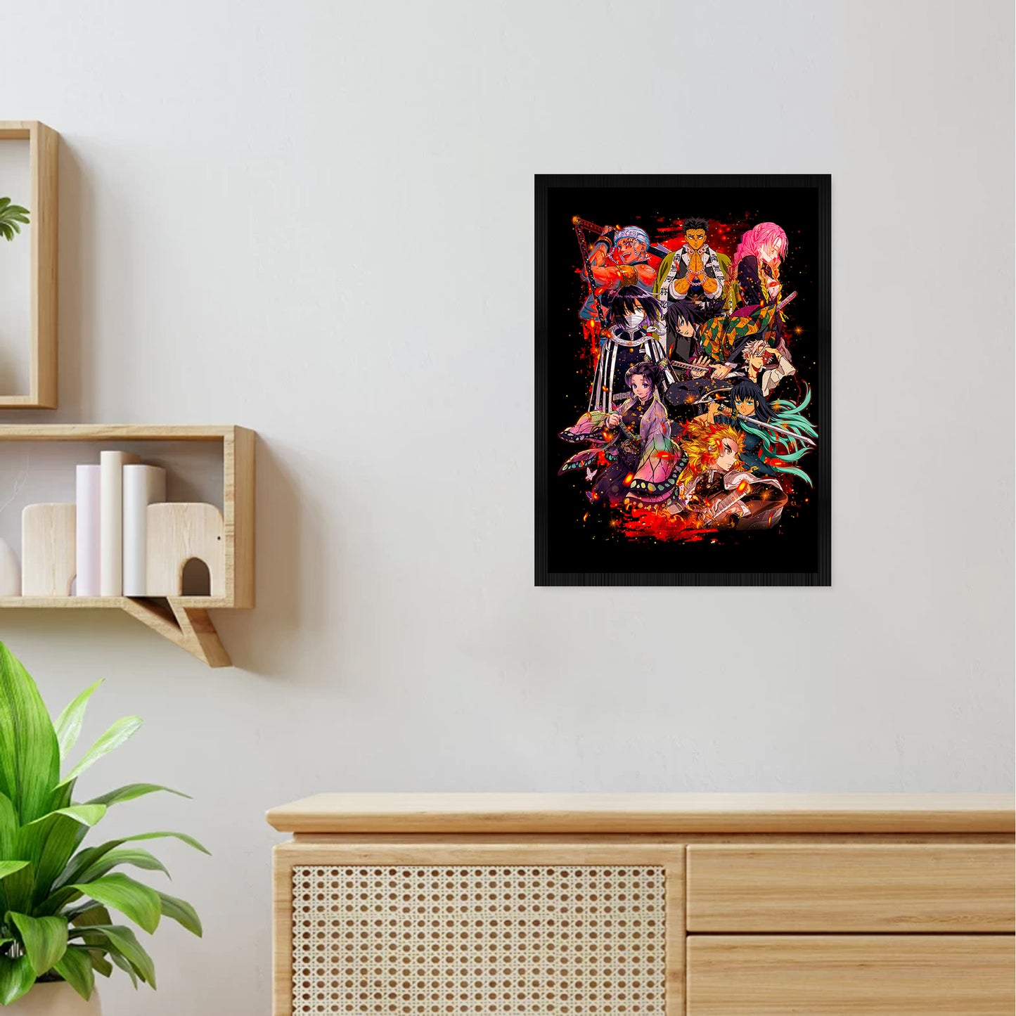 Demon Slayer Anime A4 Framed Poster