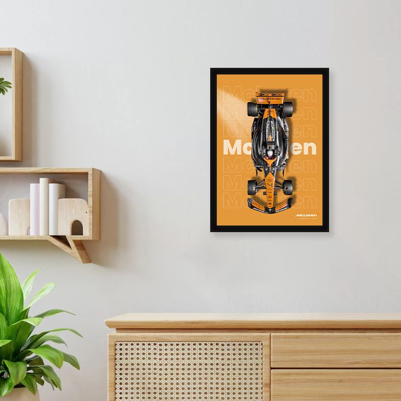 Mclaren F1 A4 Framed Poster