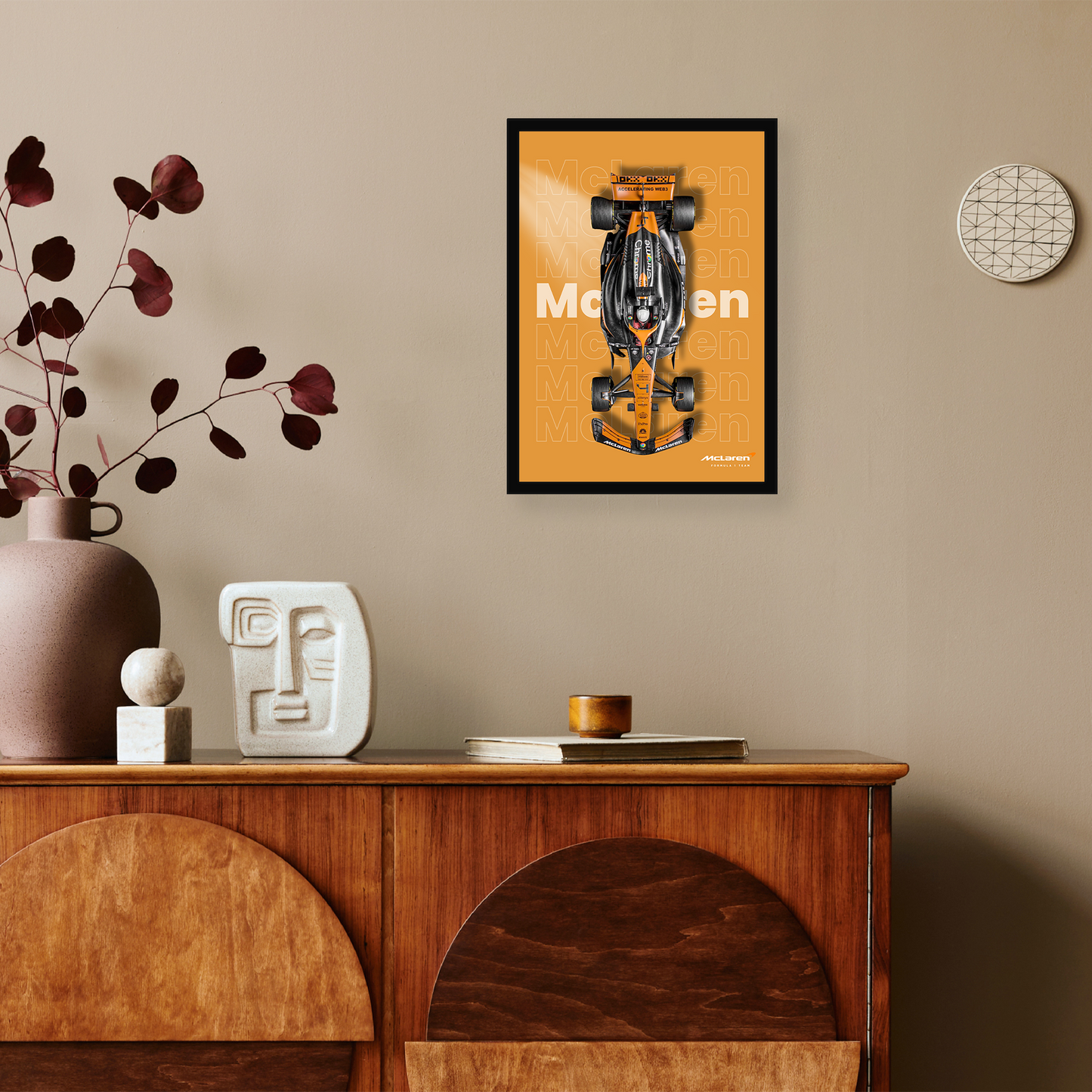 Mclaren F1 A4 Framed Poster