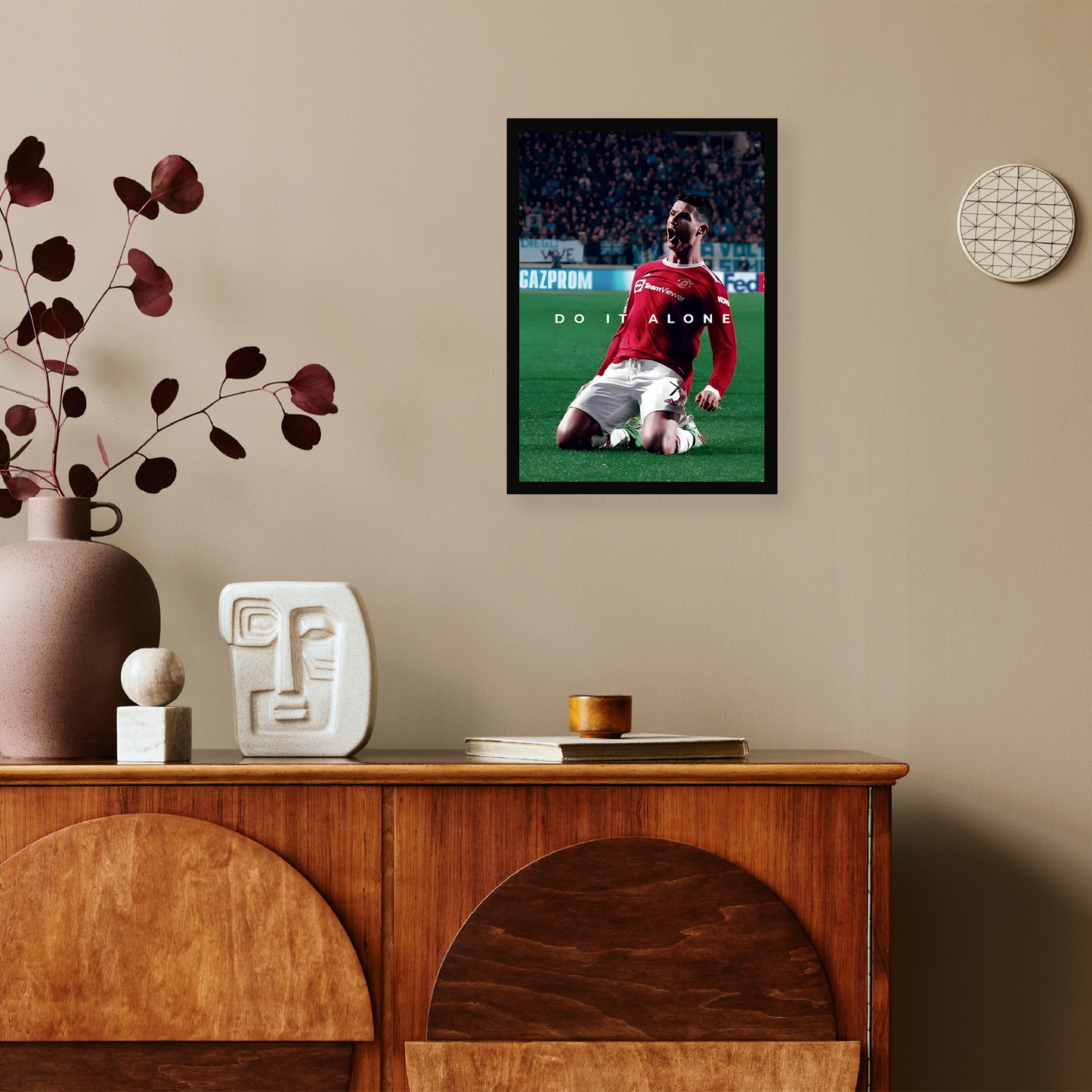 Do it Alone A4 Framed Poster