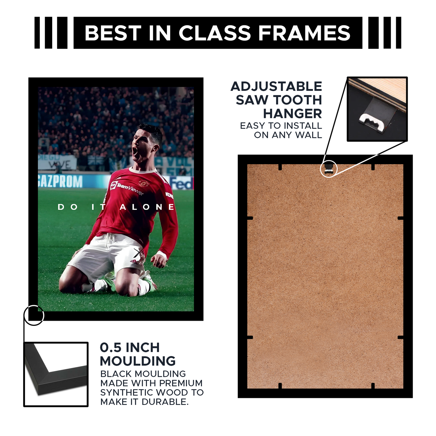 Do it Alone A4 Framed Poster