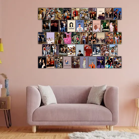 Friends wall collage kit