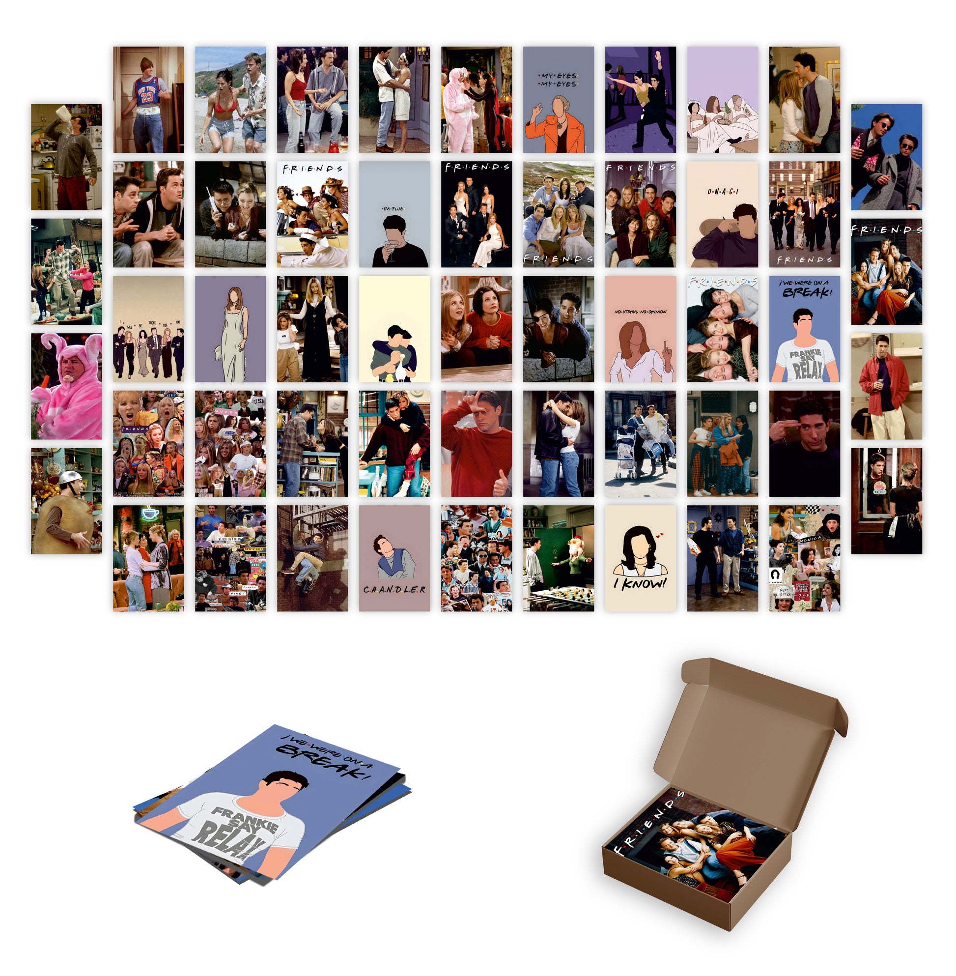 Friends wall poster kit