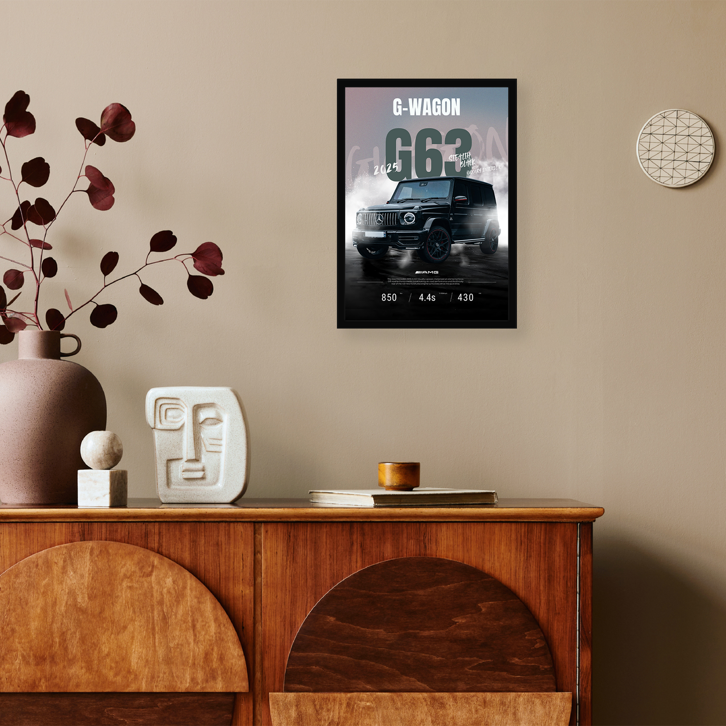 G Wagon A4 Framed Poster