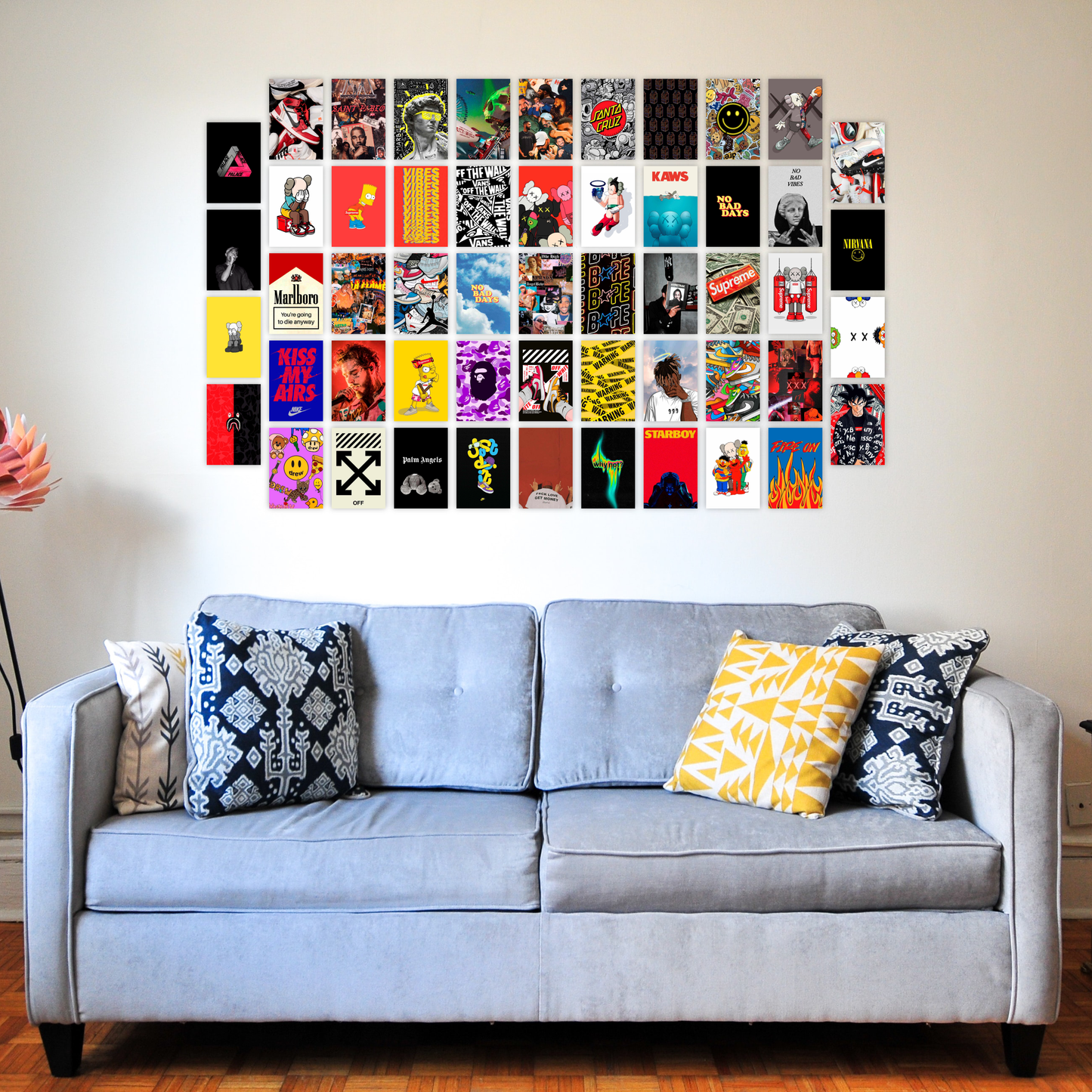 Hypebeast Wall Collage Kit Pack of 54 Posters