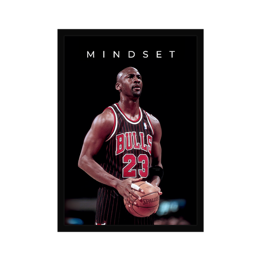 Michael Jordan Mindest Motivational A4 Framed Poster
