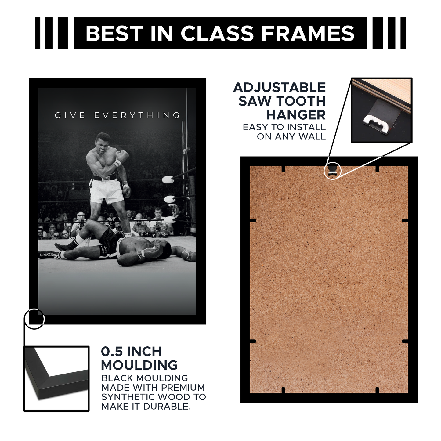 Give Everything A4 Framed Poster