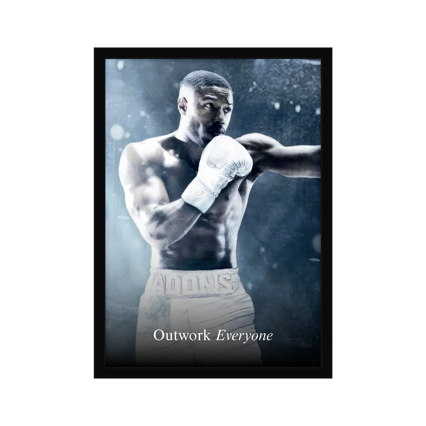 Outwork Everyone Motivational A4 Framed Poster