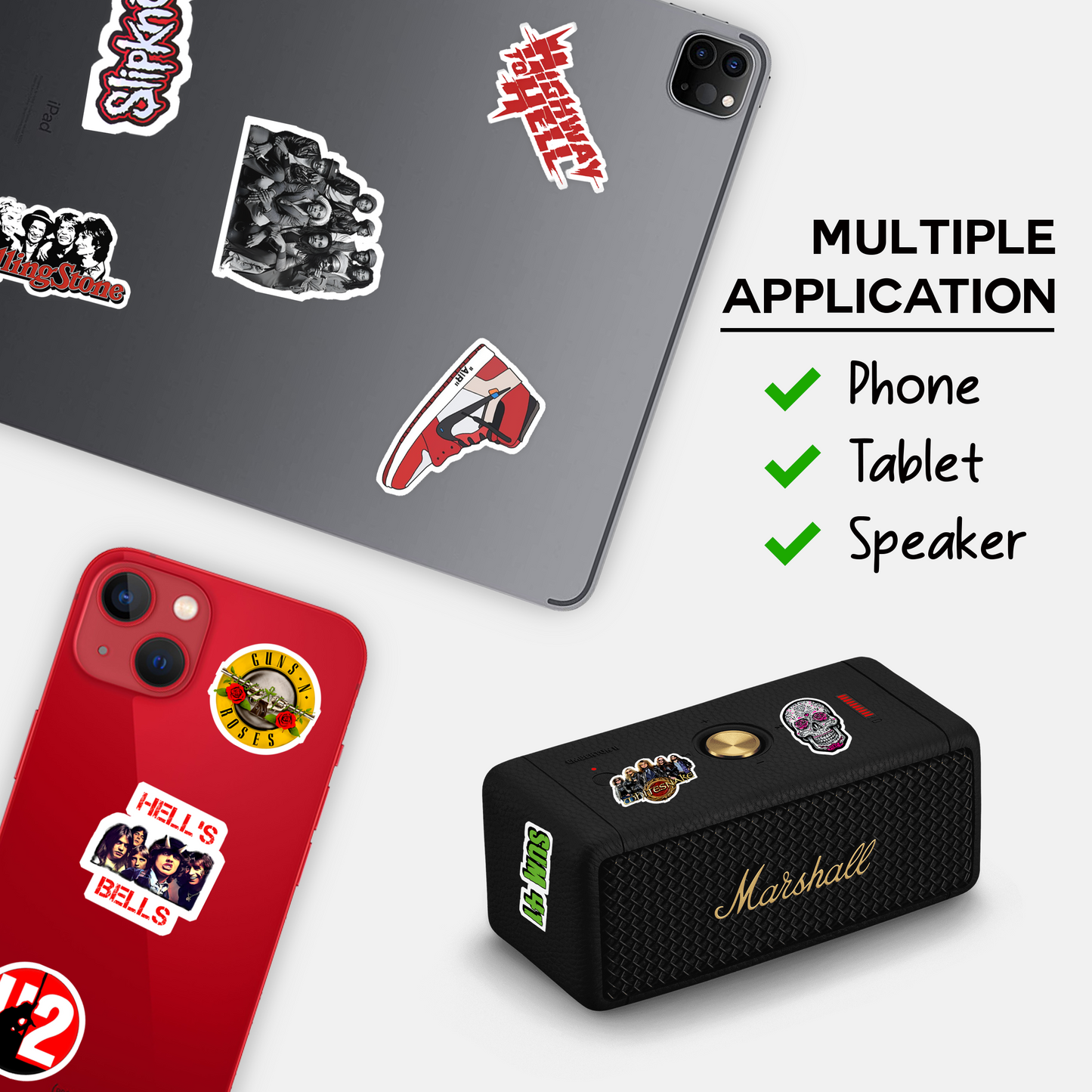 mobile stickers for music