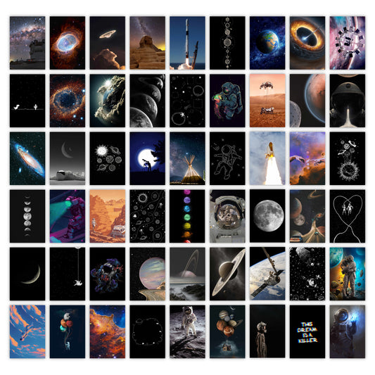 Space Wall Collage Kit Pack Of 54 Posters