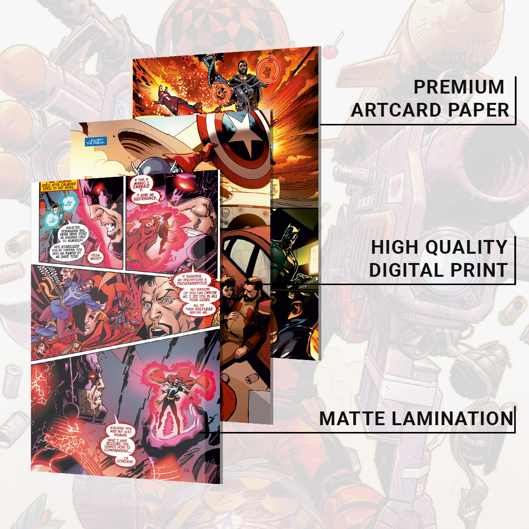 Marvel Comic Wall Collage Kit Pack Of 54 Posters – Stickerly