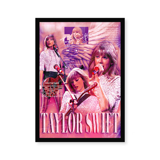 Taylor swift eras tour wall poster with frame
