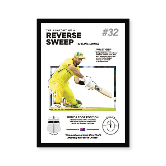 The Anatomy of Reverse Sweep A4 Wall Poster Framed