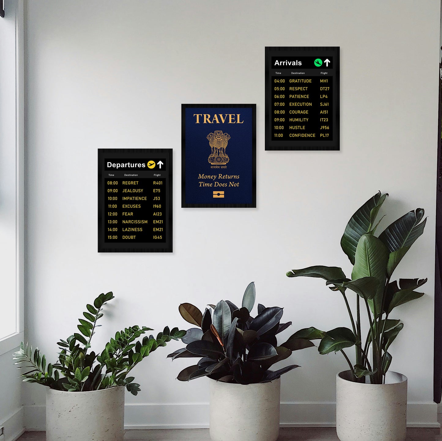 Travel Pack of 3 Frames