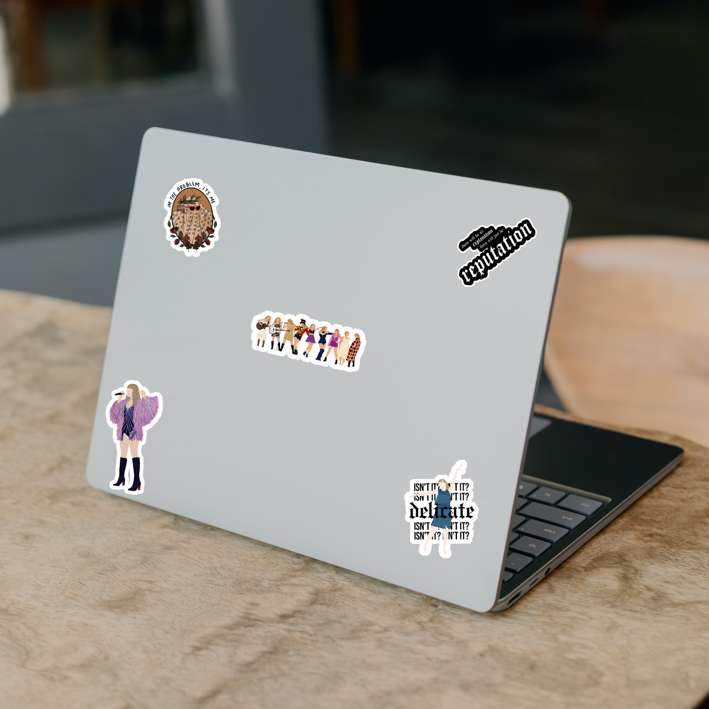 Taylor swift laptop stickers