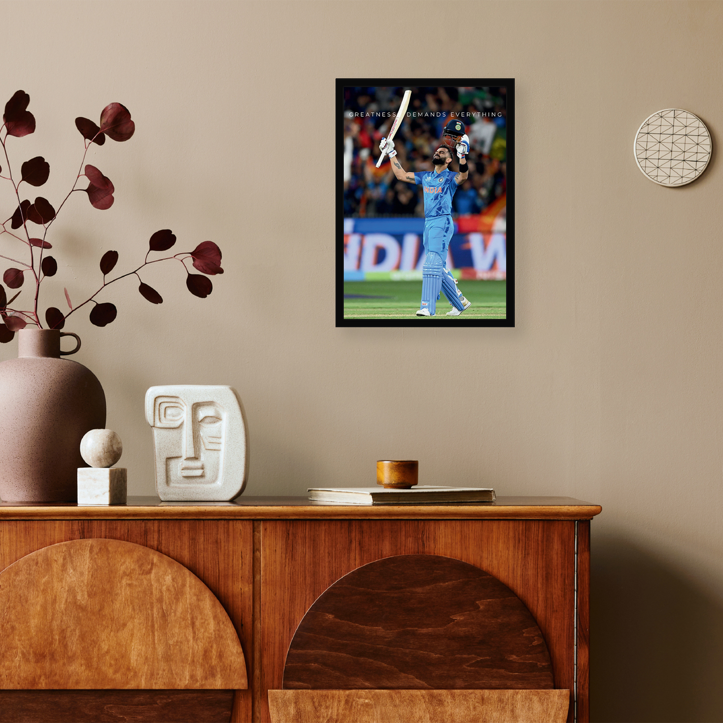 Greatness demands A4 Framed Poster