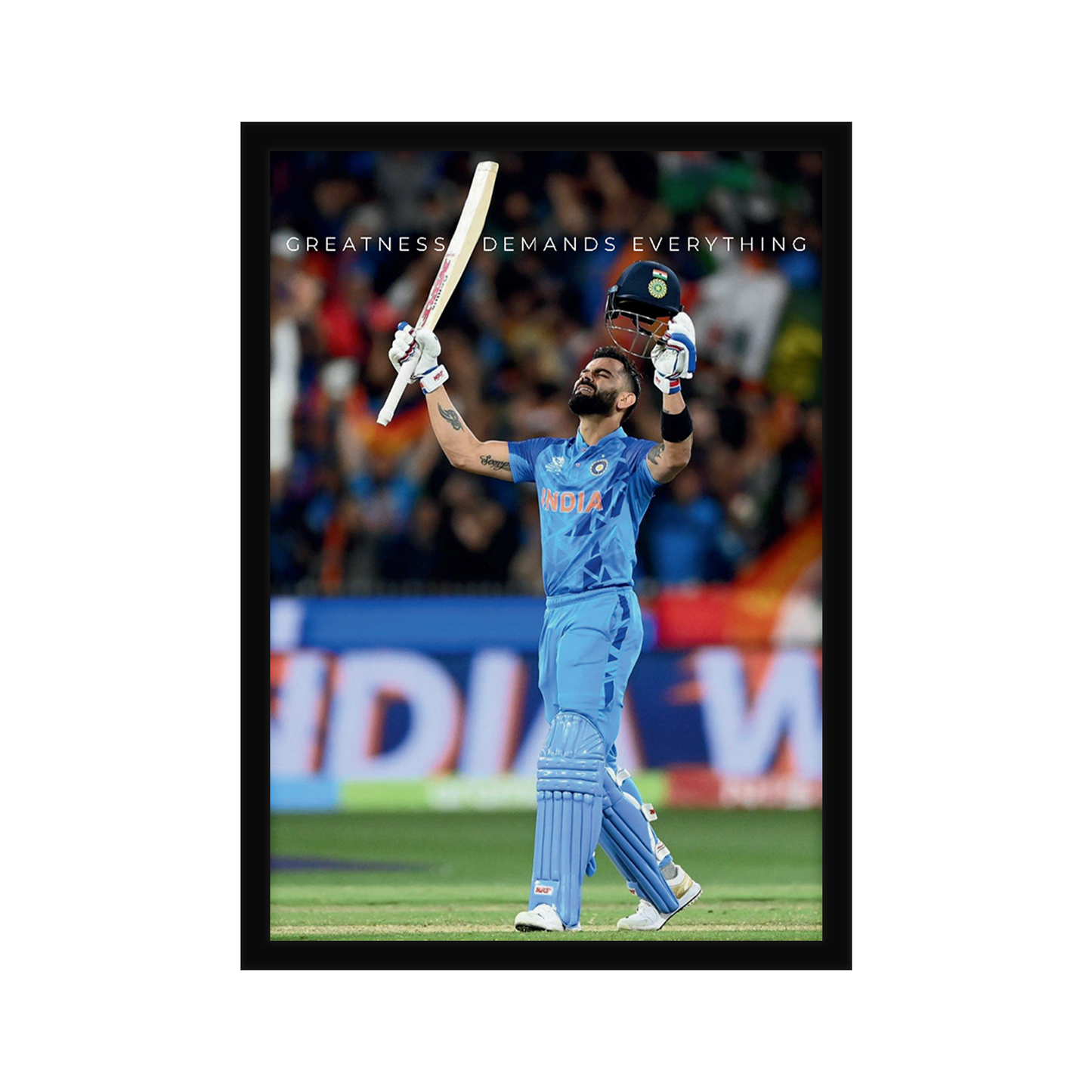 Greatness demands A4 Framed Poster