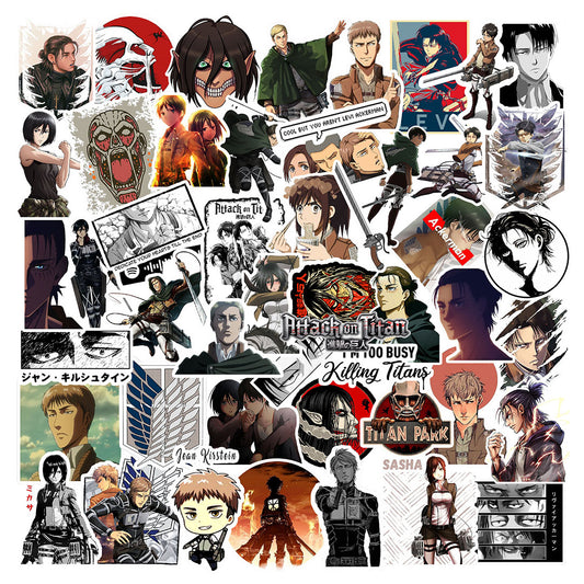 Attack On Titan Laptop Stickers Pack Of 50