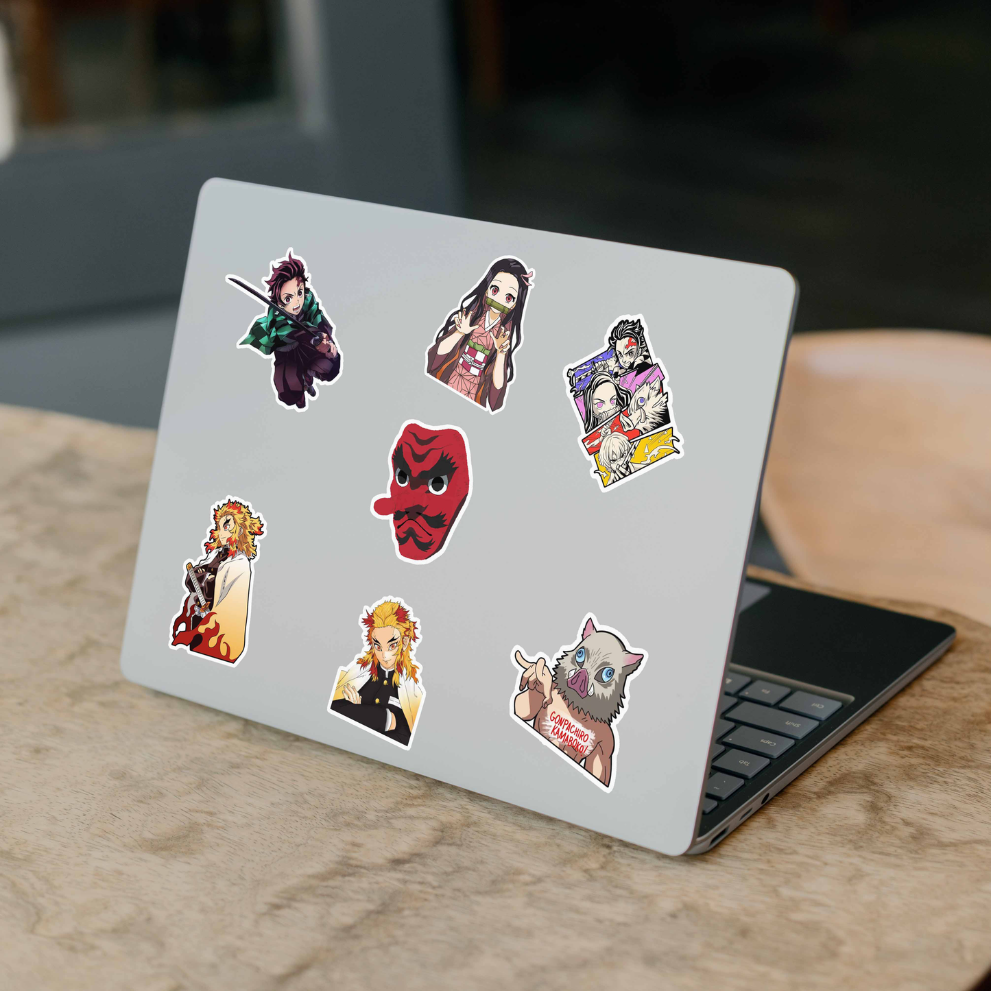 Demon Slayer Anime Laptop Sticker Pack of 50